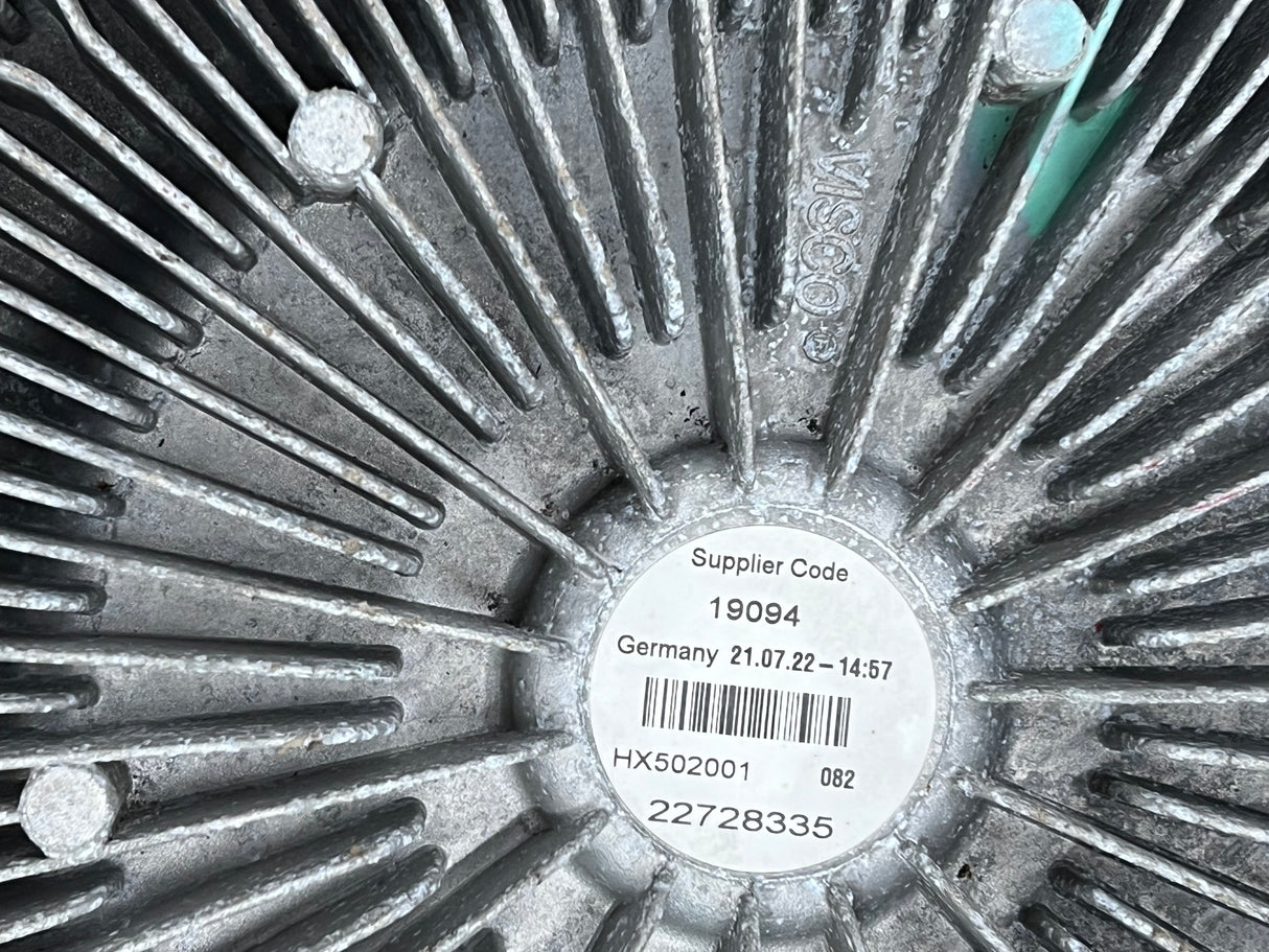 Mack MP7 Fan Blade Assembly Part # 22728335, Blade Part # 85149874