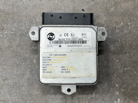 2016 Allison B400R A59 Transmission Control Module (TCM) Part # 29551869