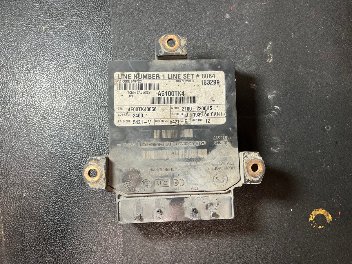 2012 Allison 2100-2200HS Transmission Control Module 29545536