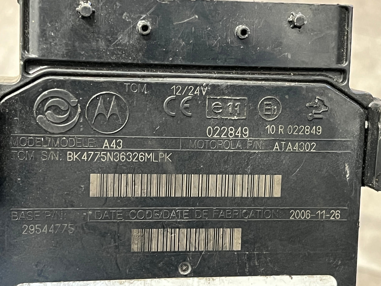 2006 Allison B500 Transmission Control Module (TCM) Part # 29544775