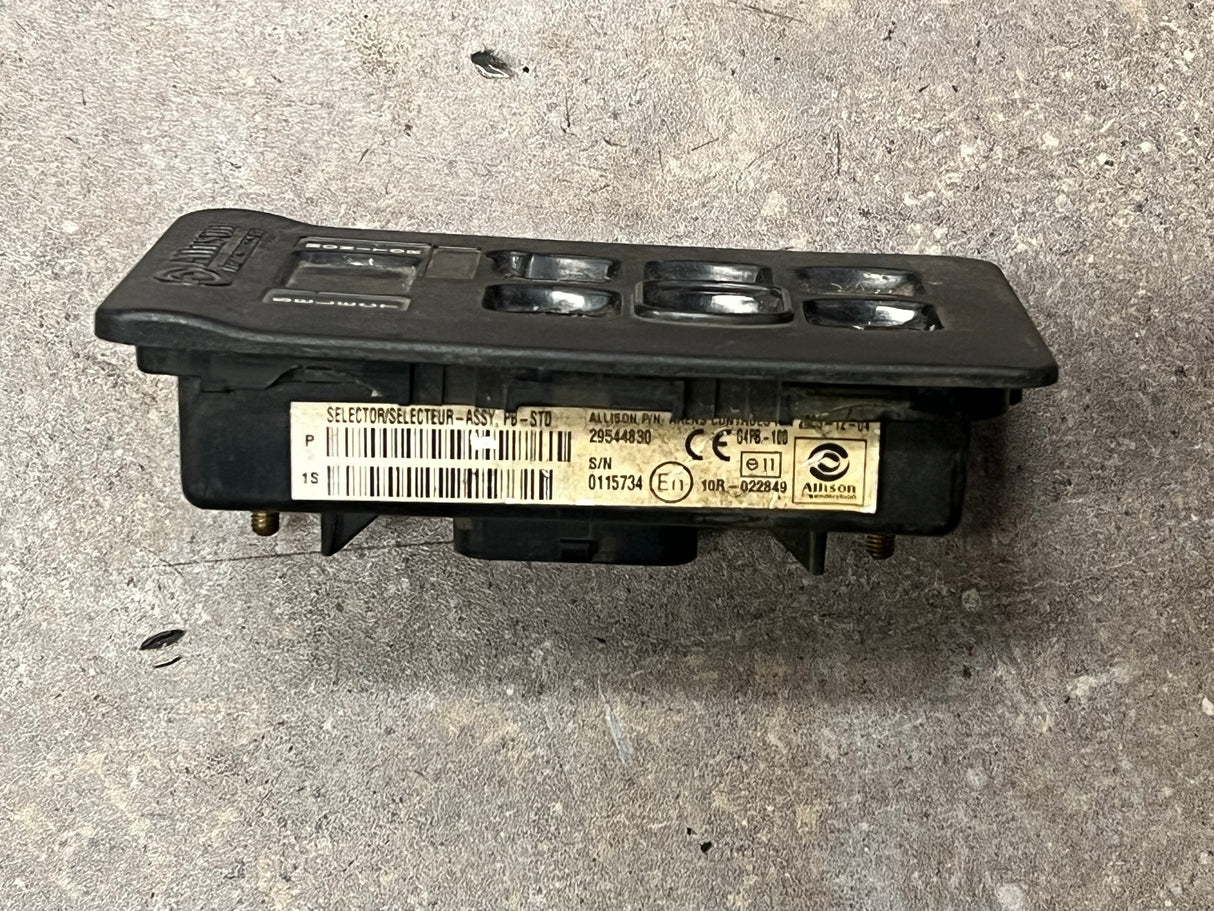 2006 Allison Transmission Push Button Electronic Shift Pad Part # 29544830