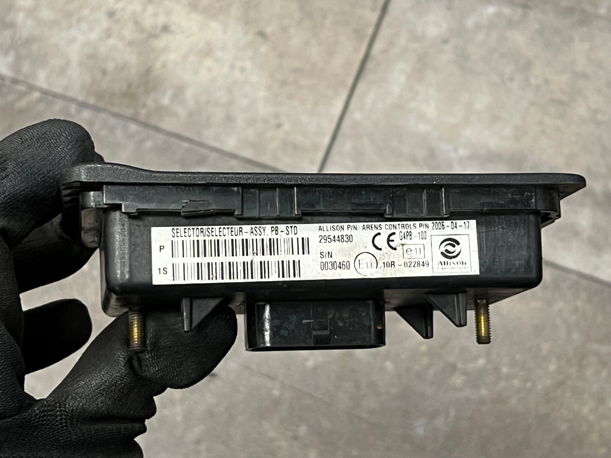 2006 Allison Transmission Push Button Electronic Shift Pad Part # 29544830