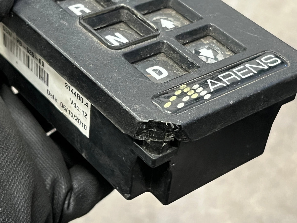 2010 AUTOCAR Transmission Push Button Electric Shifter Pad Part # 2840034-001