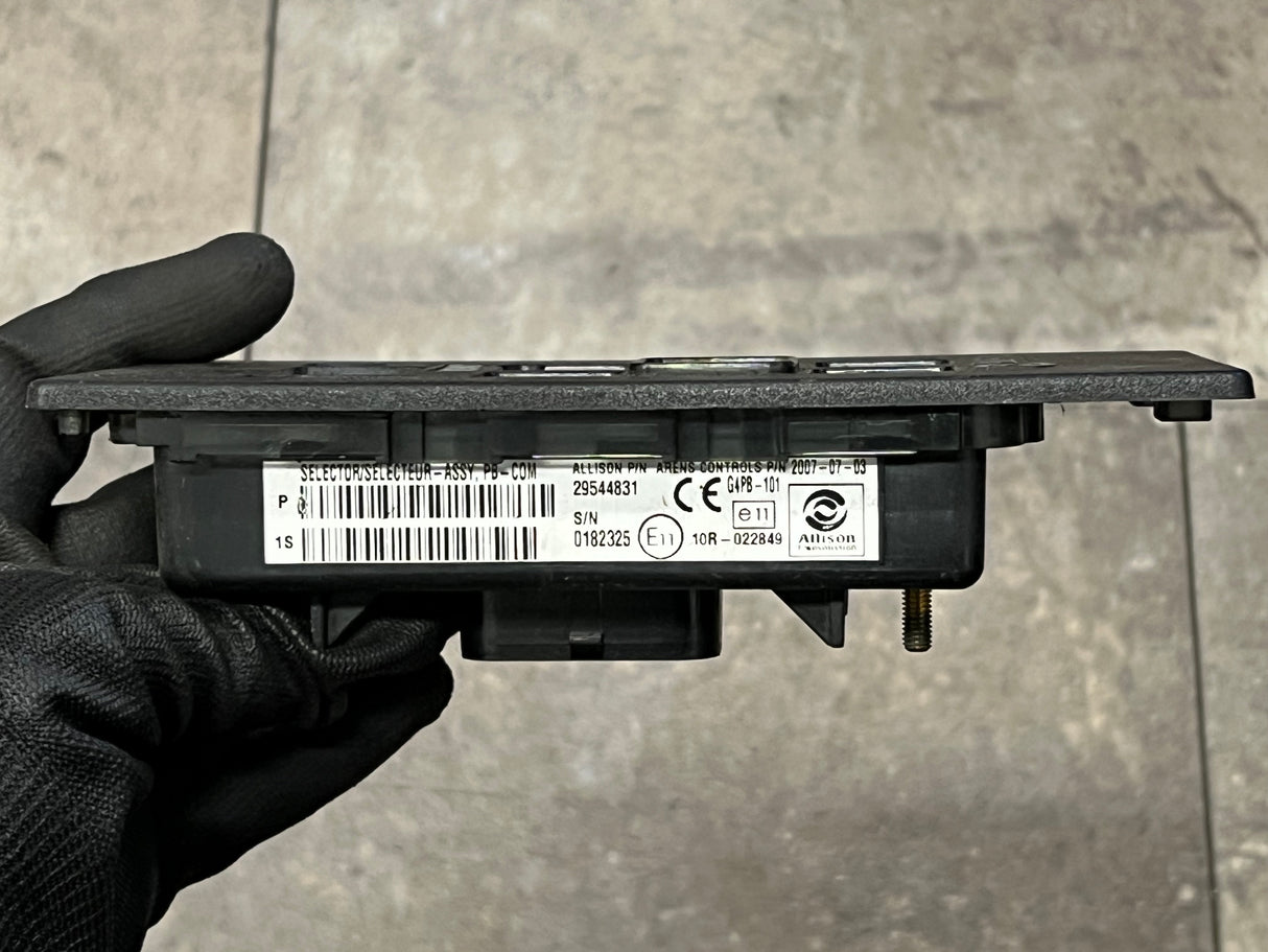 2007 Allison Transmission Push Button Electric Shifter Pad 29544831