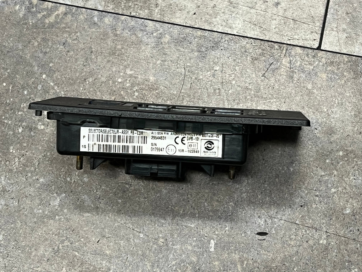 2007 Allison Transmission Push Button Electric Shifter Pad 29544831
