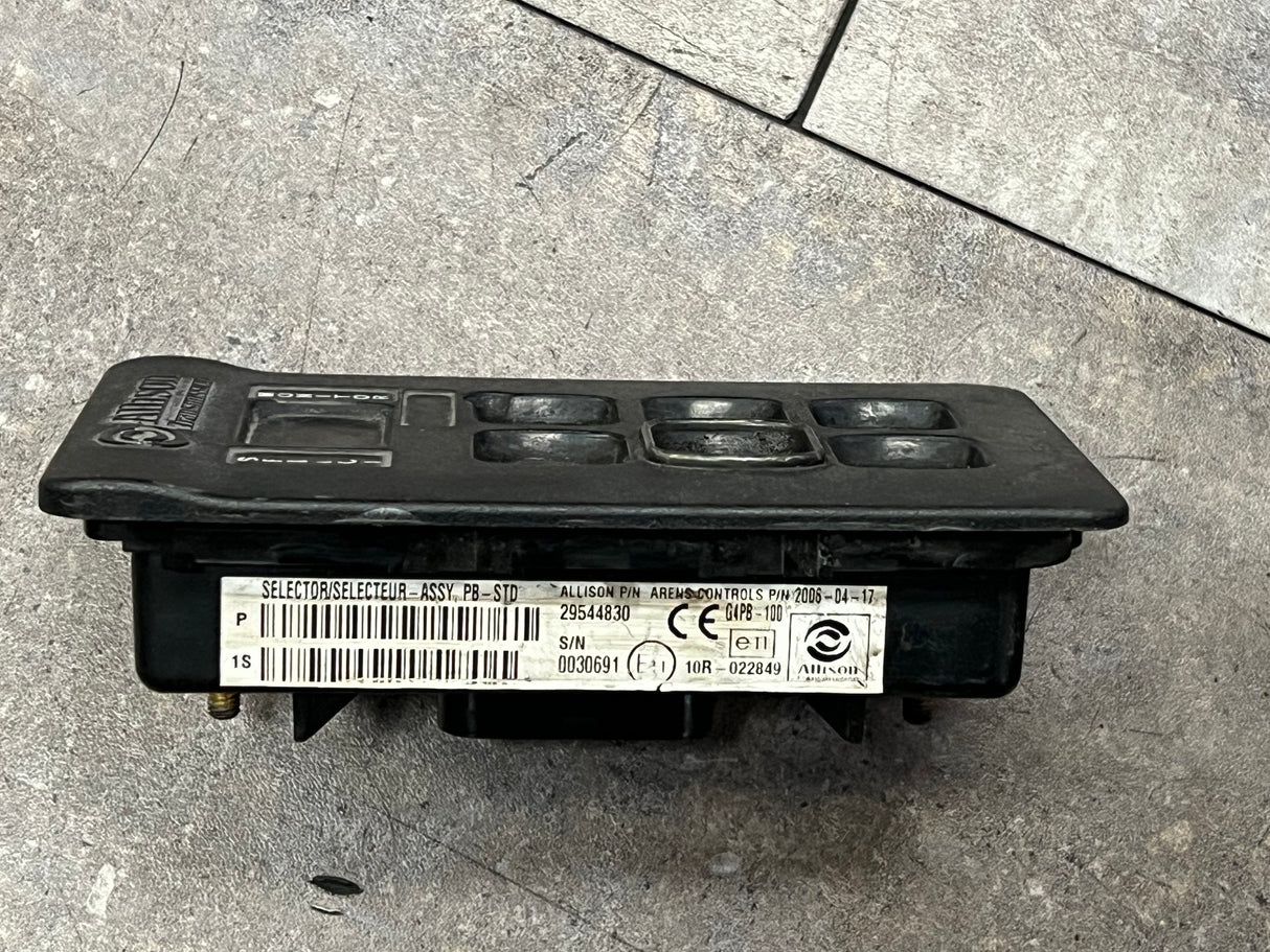 2006 Allison 29544830 Transmission Push Button Electronic Shift Pad