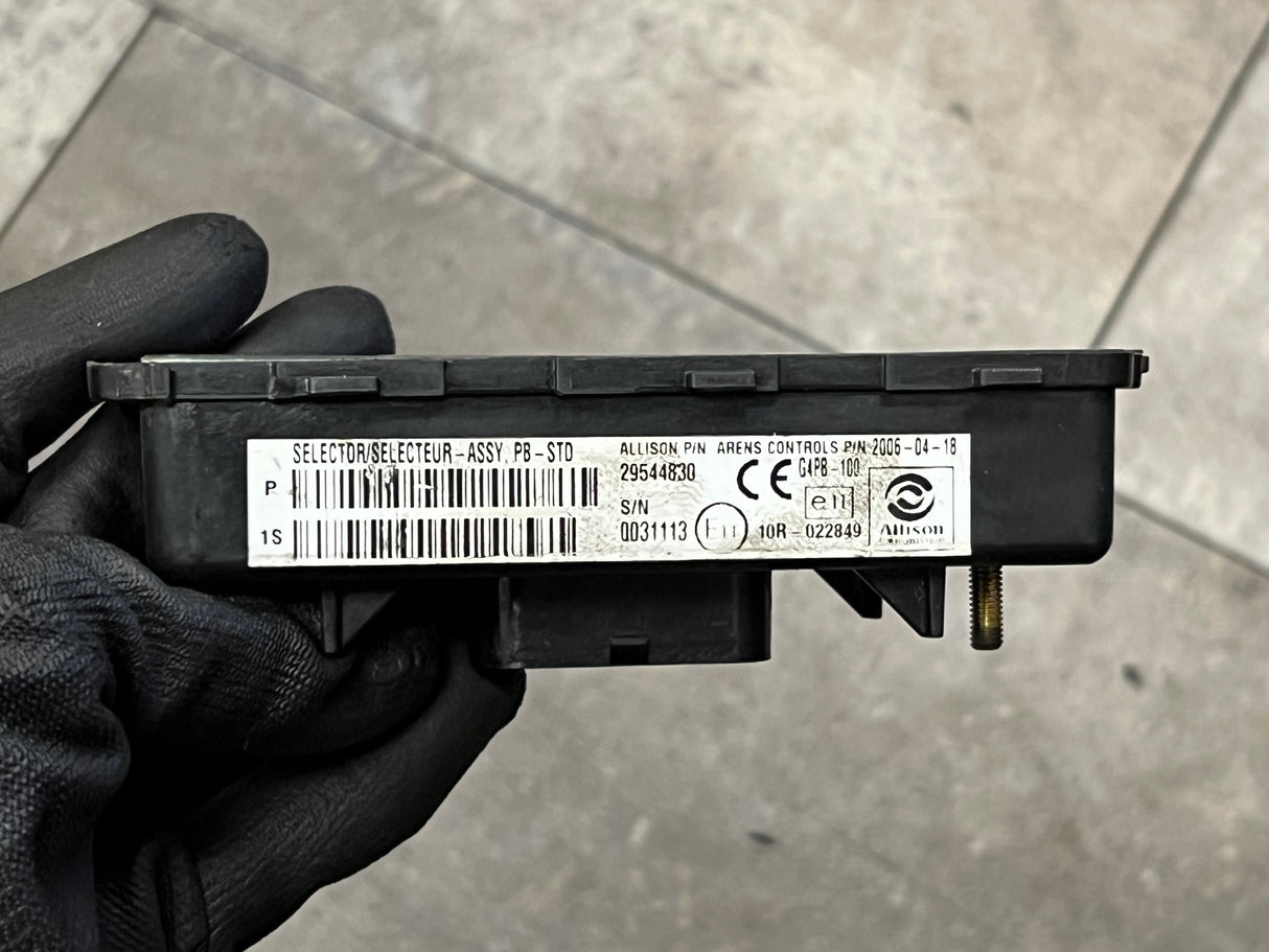 2006 Allison 29544830 Transmission Push Button Electronic Shift Pad