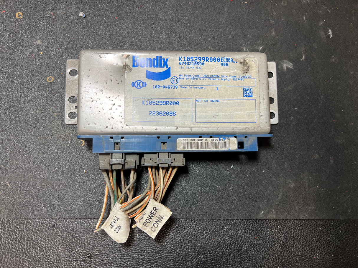 2016 Mack Bendix EC80 Brake Control Module (ABS) K105299R000