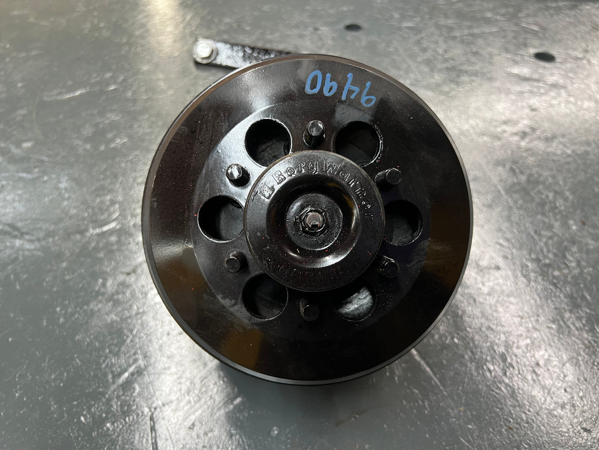 BorgWarner 1090-09600-01 Fan Clutch, Mounting Base Part # 43860, Pulley Part # 43862
