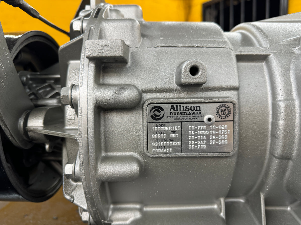 Allison 1000 Series Transmission For Sale, TID001, EFCN E004490