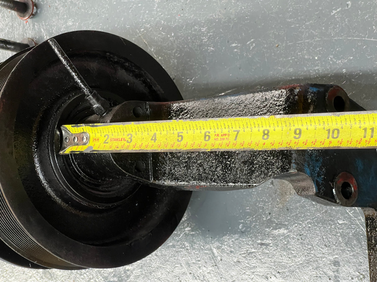 BorgWarner 1090-09600-01 Fan Clutch, Mounting Base Part # 43860, Pulley Part # 43862