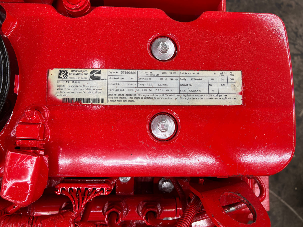 2009 Cummins ISB 6.7L Diesel Engine For Sale, CPL# 3238, CM2150