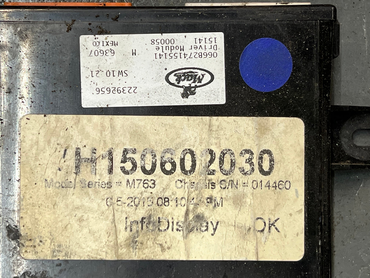 Mack Driver Module Part # 22392656