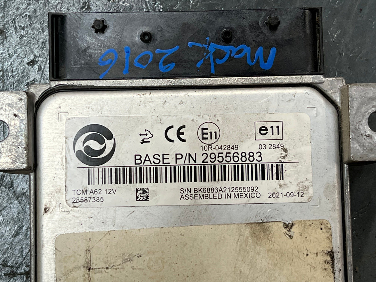 2021 Allison Transmission Control Module (TCM) Part # 29556883, A62