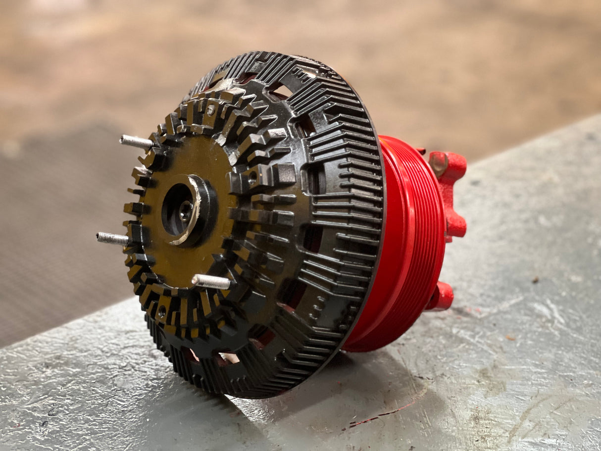 Cummins ISL9 Horton Fan Clutch Part # 98A9996, Base Part # 601921, Pulley Part # 601536