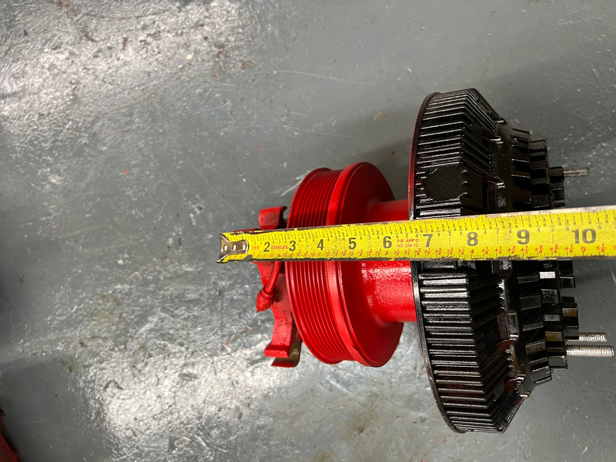 Cummins ISL9 Horton Fan Clutch Part # 98A9996, Base Part # 601921, Pulley Part # 601536