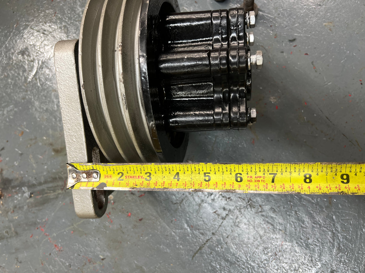 Detroit 6V92TA Fan Clutch Part # 5103868, 3-Grooved Pulley Part # 5103863-14-WF1M