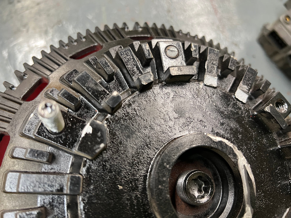 Cummins ISL9 Horton Fan Clutch Part # 98A9996, Base Part # 601921, Pulley Part # 601536