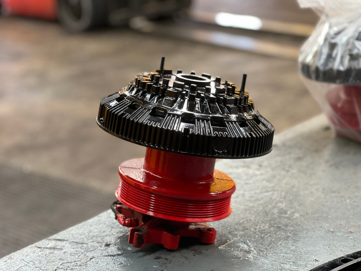 Cummins ISL9 Horton Fan Clutch P/N 98A9996, Pulley P/N 601536, Base P/N 601921