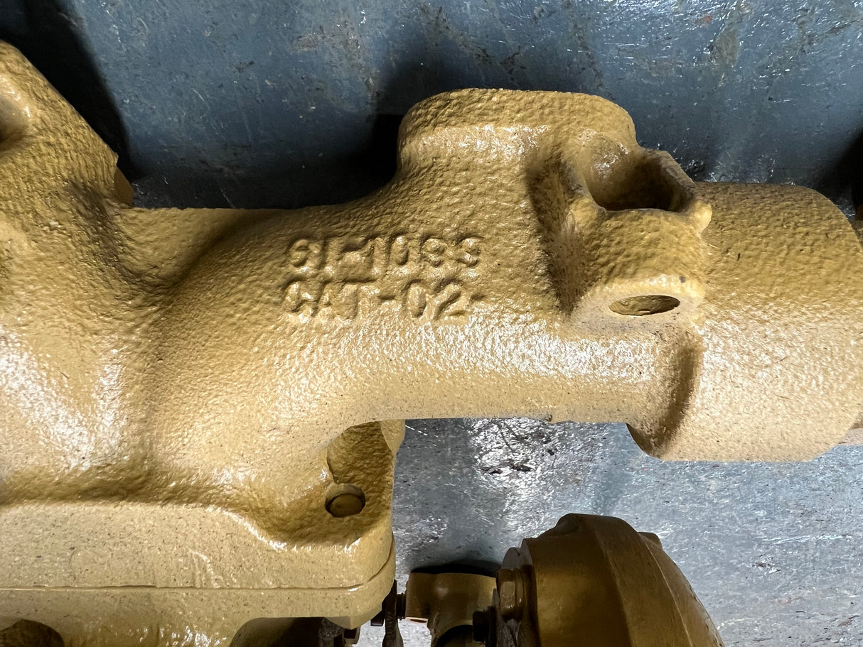 OEM Caterpillar 3116 / 3126 3-Part Exhaust Manifold w/ Turbocharger