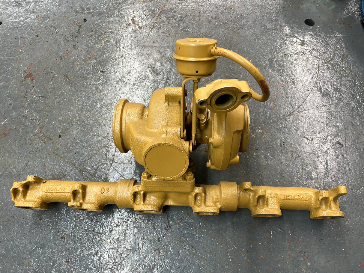 OEM Caterpillar 3116 / 3126 3-Part Exhaust Manifold w/ Turbocharger