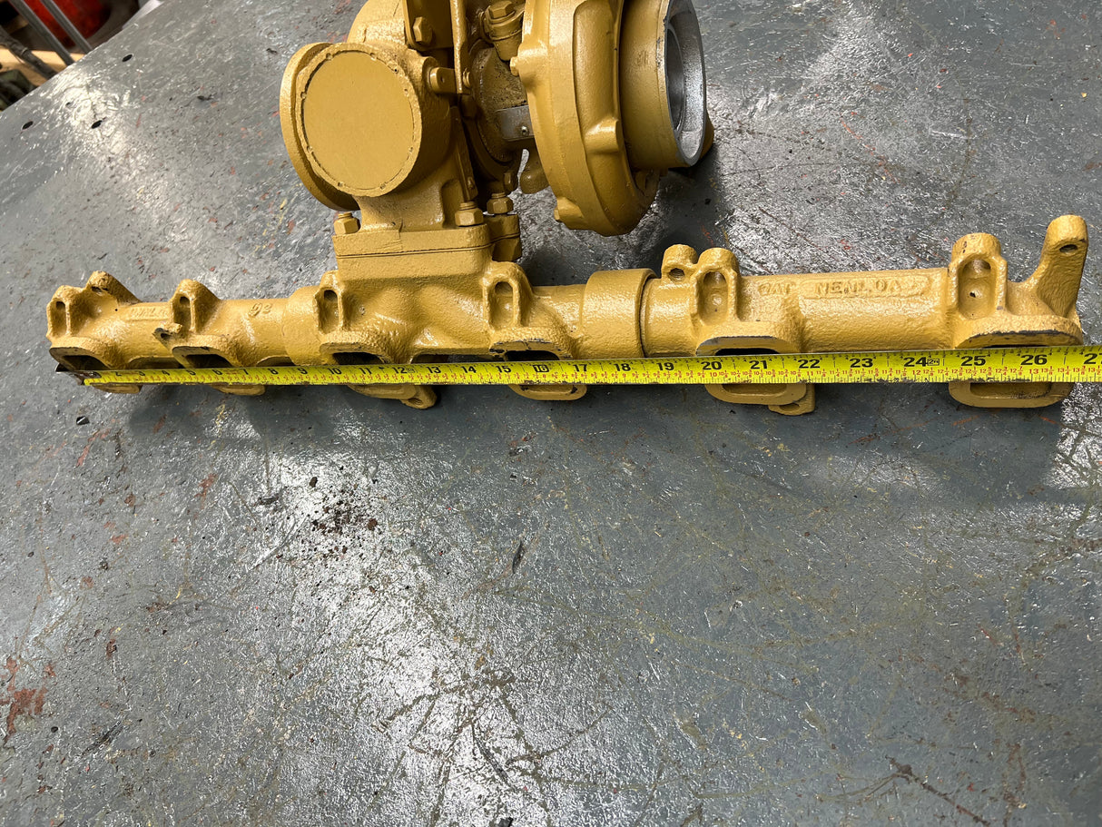 OEM Caterpillar 3116 / 3126 3-Part Exhaust Manifold w/ Turbocharger