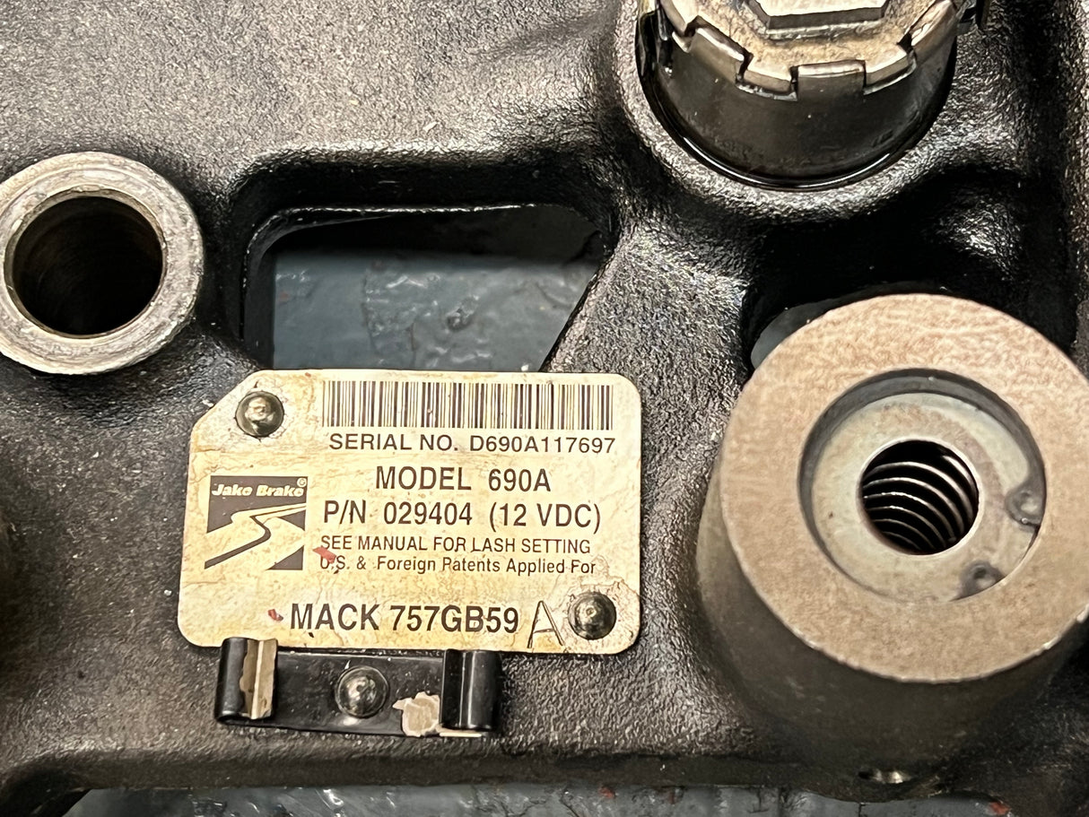 757GB59C, 757GB59A Mack E7 Engine Brakes Model: 690A / 690B P/N 032137, 029404