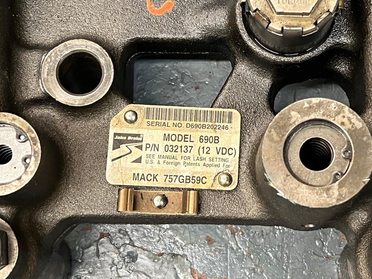 757GB59C, 757GB59A Mack E7 Engine Brakes Model: 690A / 690B P/N 032137, 029404
