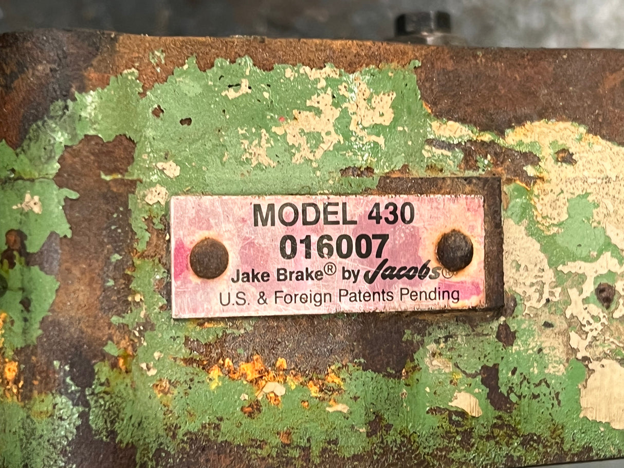 Cummins Jacobs Engine Brake Model 430 Set w/Nuts & Bolts Part # 016007