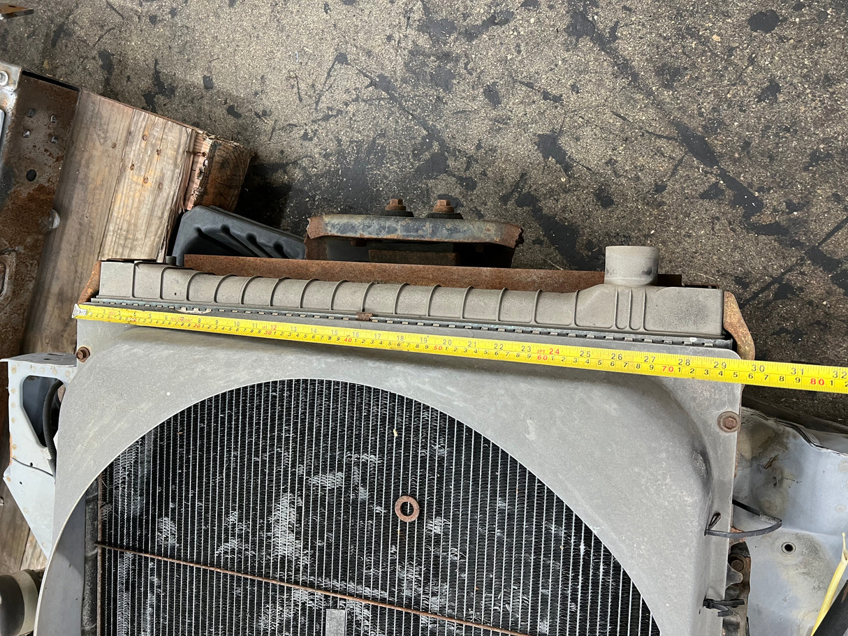 1994 Ford F-700 Cooling Assembly Radiator Part # F3HT8005BB, Charge Air Part # F3HT6K775BB