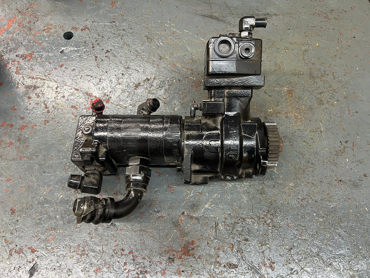 Cummins ISB6.7L WABCO Engine Air Brake Compressor 5286964RX w/Hydraulic Pump