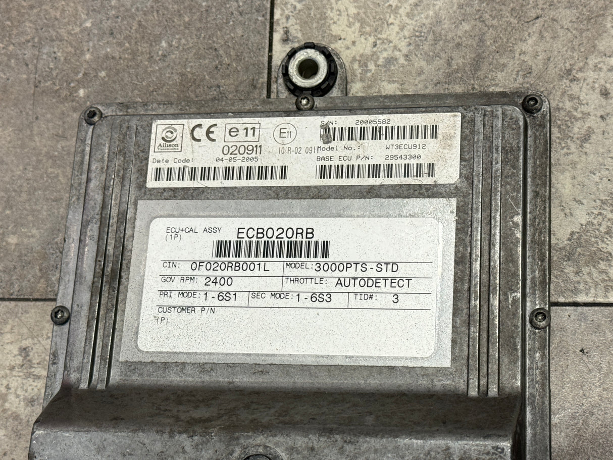 2005 Allison 3000PTS TCM Part # 29543300
