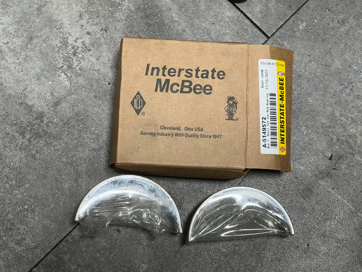 Detroit Diesel Rod Bearing OEM Part # 5149572, McBee Part # A-5149572