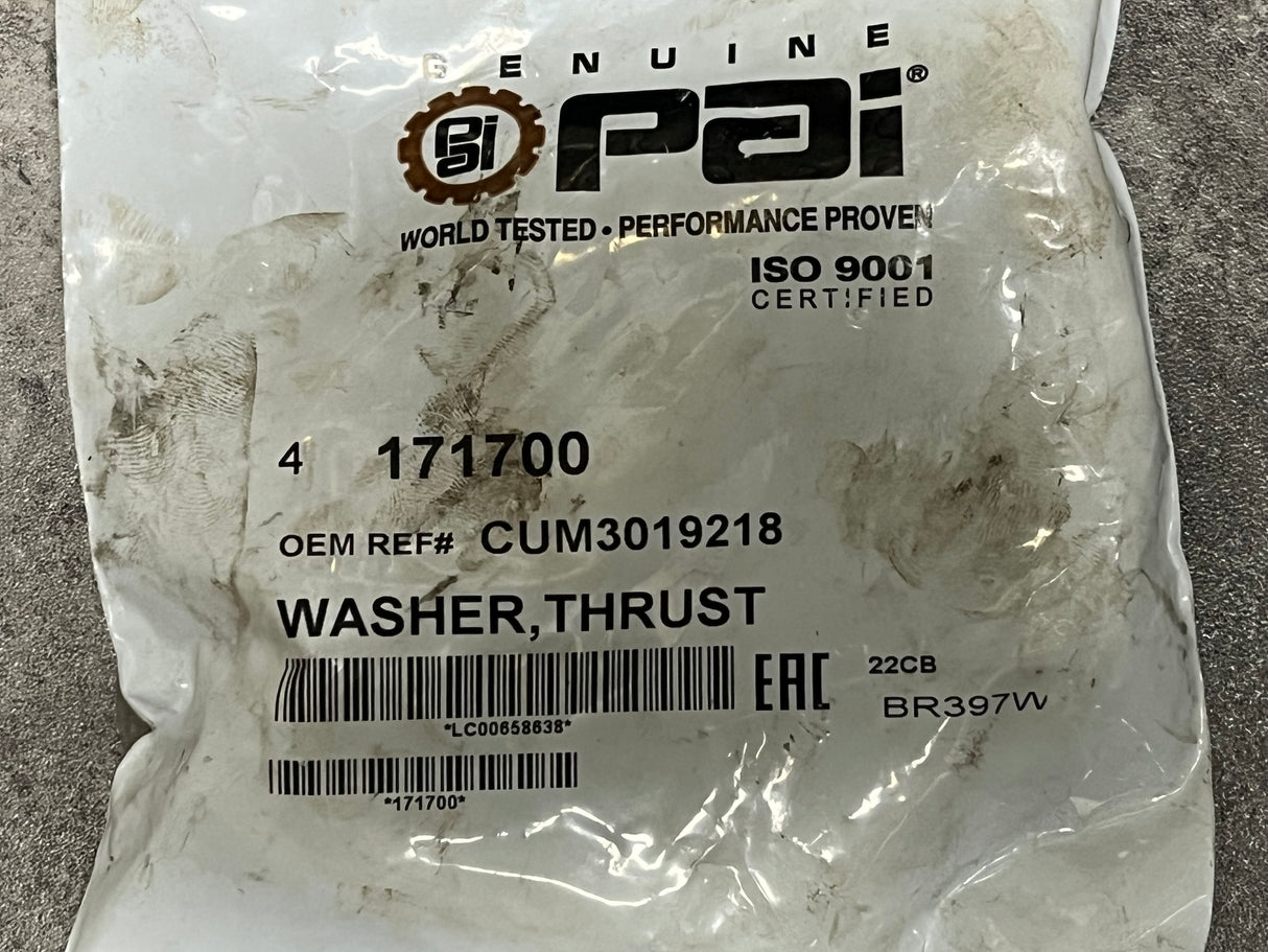 Cummins ISX Camshaft Gasket Kit 171700