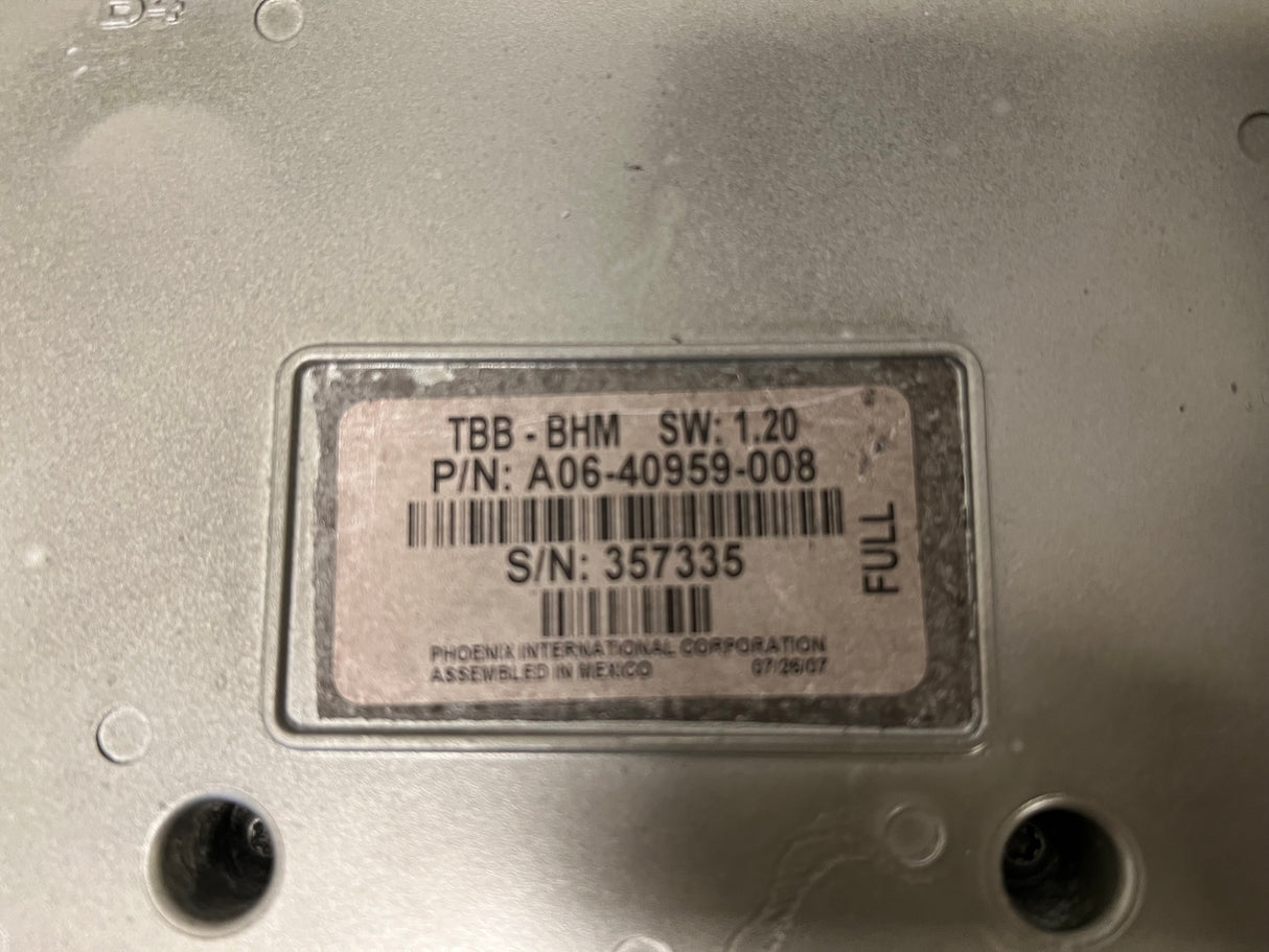 2007 Freightliner M2 BS ECM Chassis Bulkhead Module OEM Part # A06-40959-008