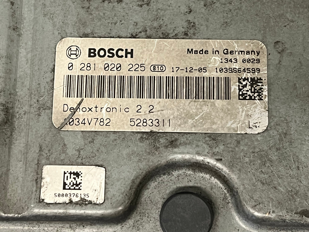 OEM 2005 Cummins Bosch Denoxtronic ACM 2.2. DPF Control Unit 5283311, Bosch P/N 0 281 020 225