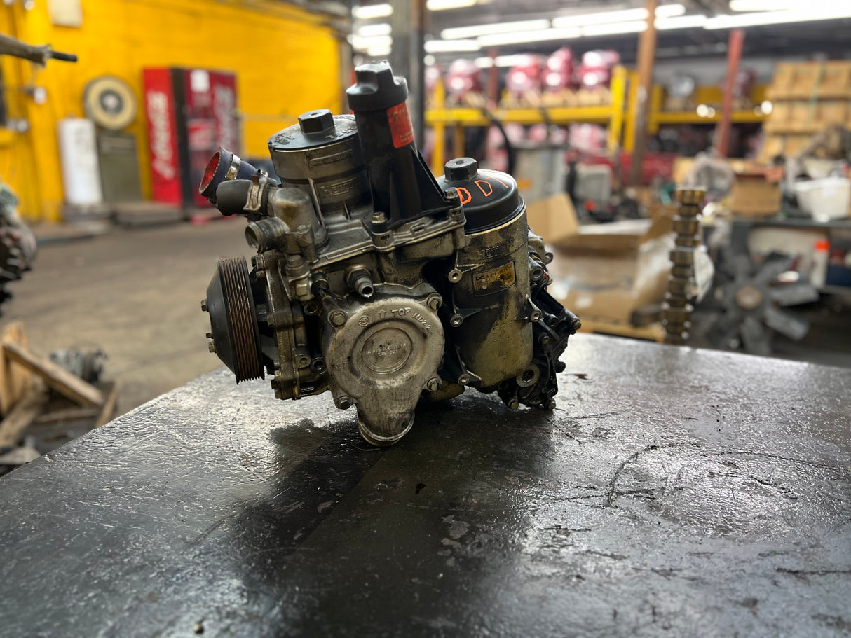 Detroit DD13 Oil Filter Housing / Thermostat / Water Pump Module Part # A 471 180 38 10 ZGS 001, A4711803810ZGS001