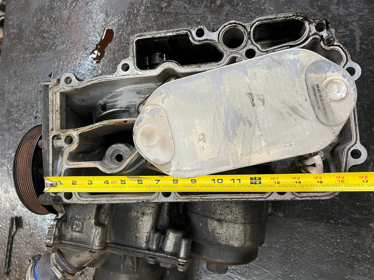 Detroit DD13 Oil Filter Housing / Thermostat / Water Pump Module Part # A 471 180 38 10 ZGS 001, A4711803810ZGS001