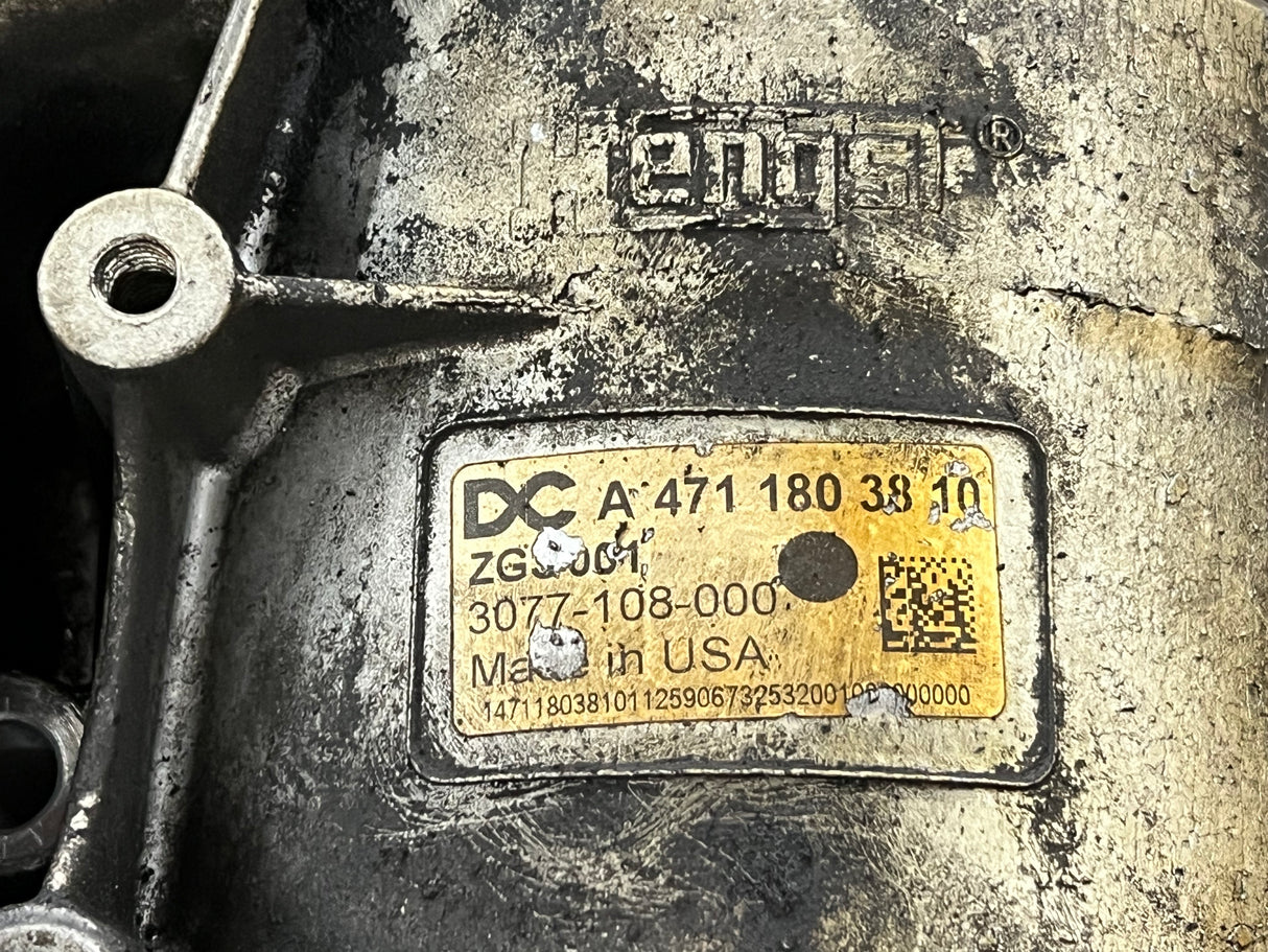 Detroit DD13 Oil Filter Housing / Thermostat / Water Pump Module Part # A 471 180 38 10 ZGS 001, A4711803810ZGS001