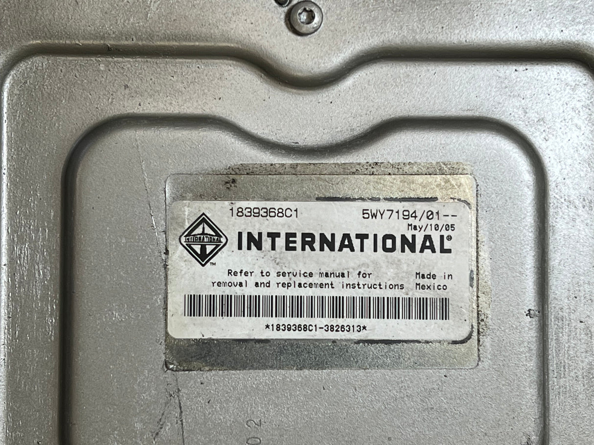 International DT466E ECM/ECU/PCU/PCM Part # 1839368C1, 1842443C95