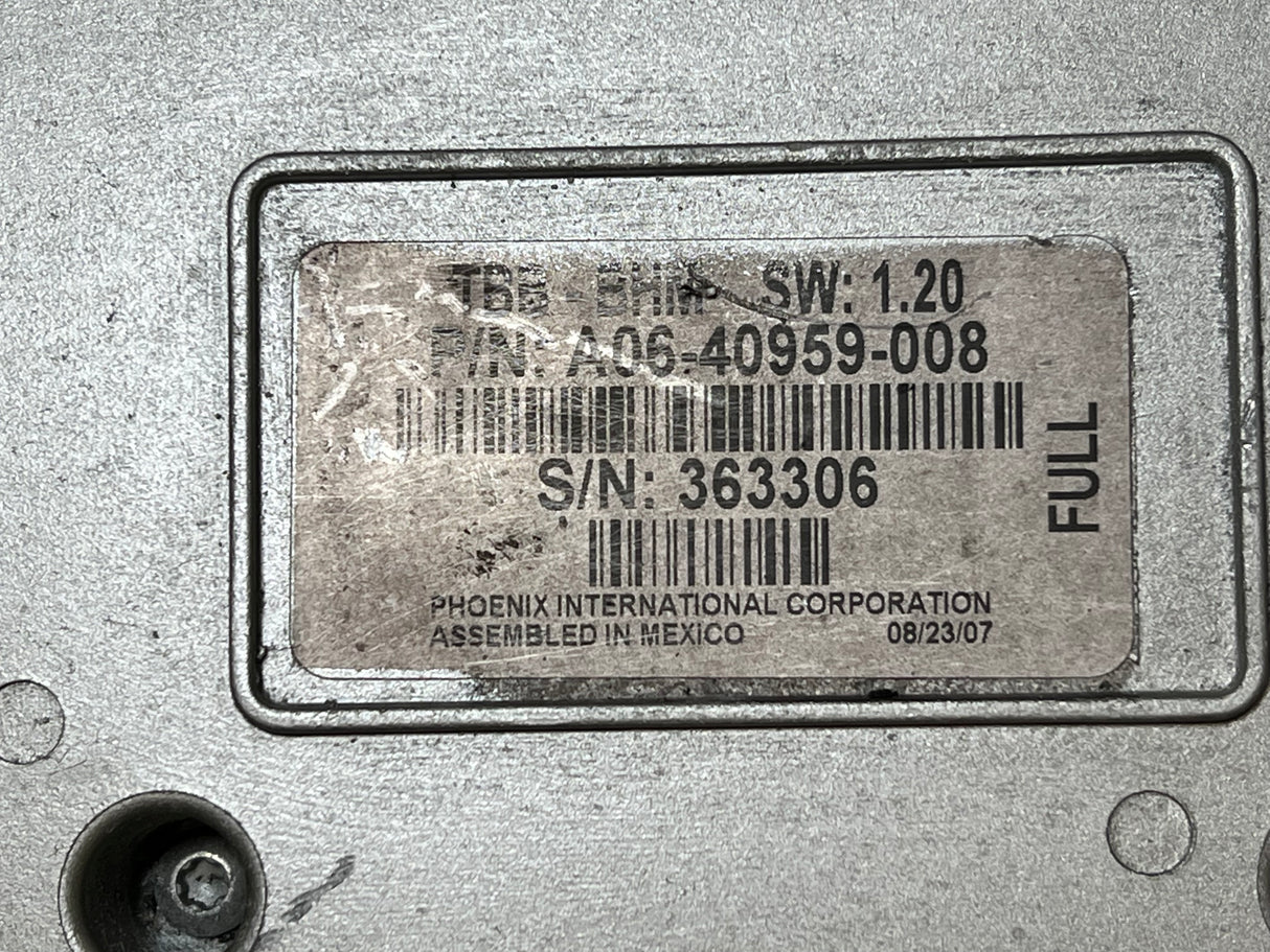 2007 Freightliner M2 BS ECM Chassis Control Module OEM Part # A06-40959-008