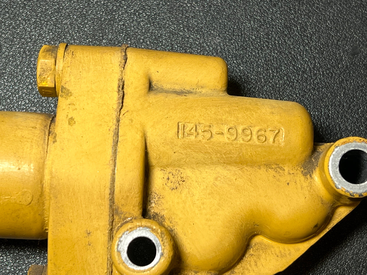 OEM Caterpillar C7 Fuel Filter Base Adaptor Part # 145-9967