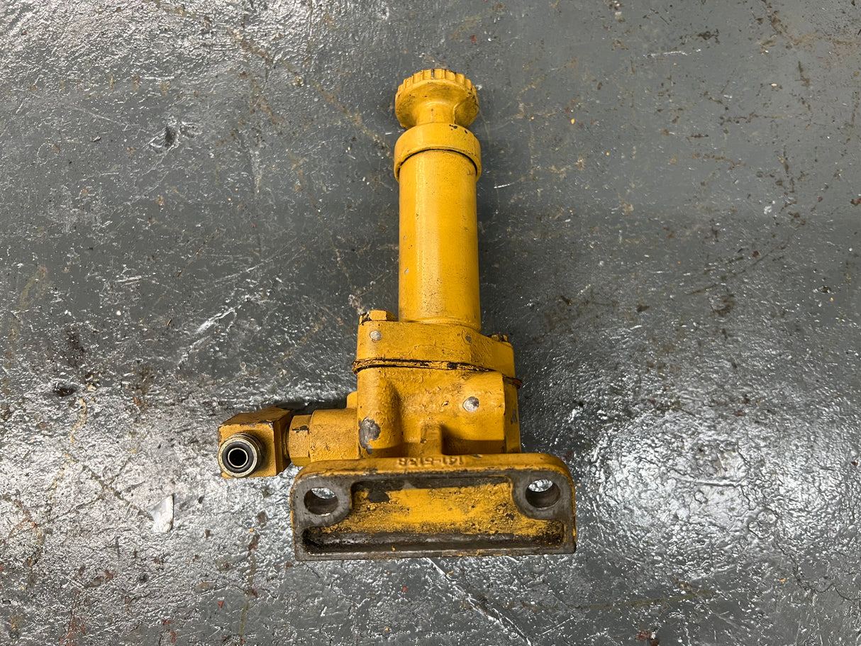 Caterpillar 3126 Engine Fuel Filter Base w/ Priming Pump 141-5138