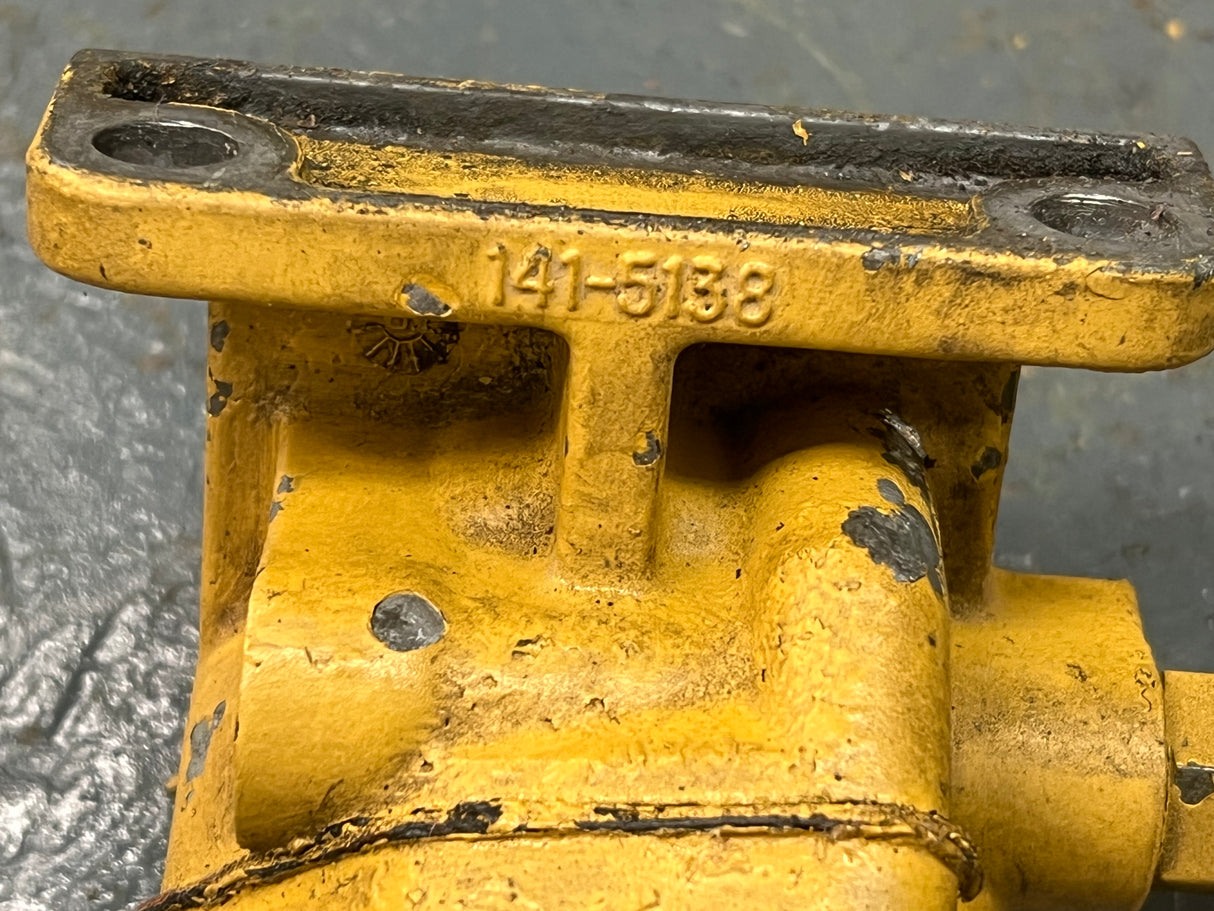 Caterpillar 3126 Engine Fuel Filter Base w/ Priming Pump 141-5138