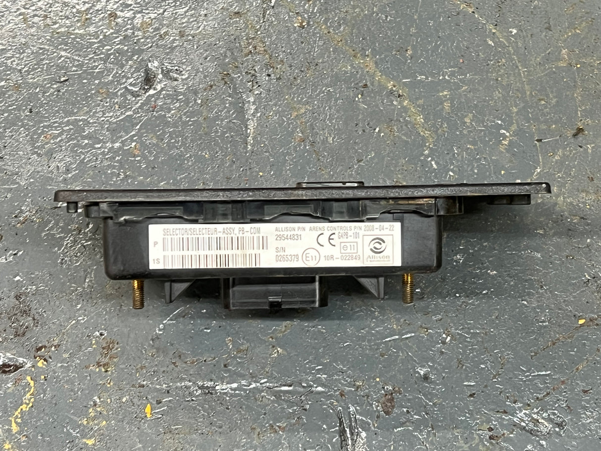 2008 Allison Transmission Push Button Electric Shifter Pad 29544831
