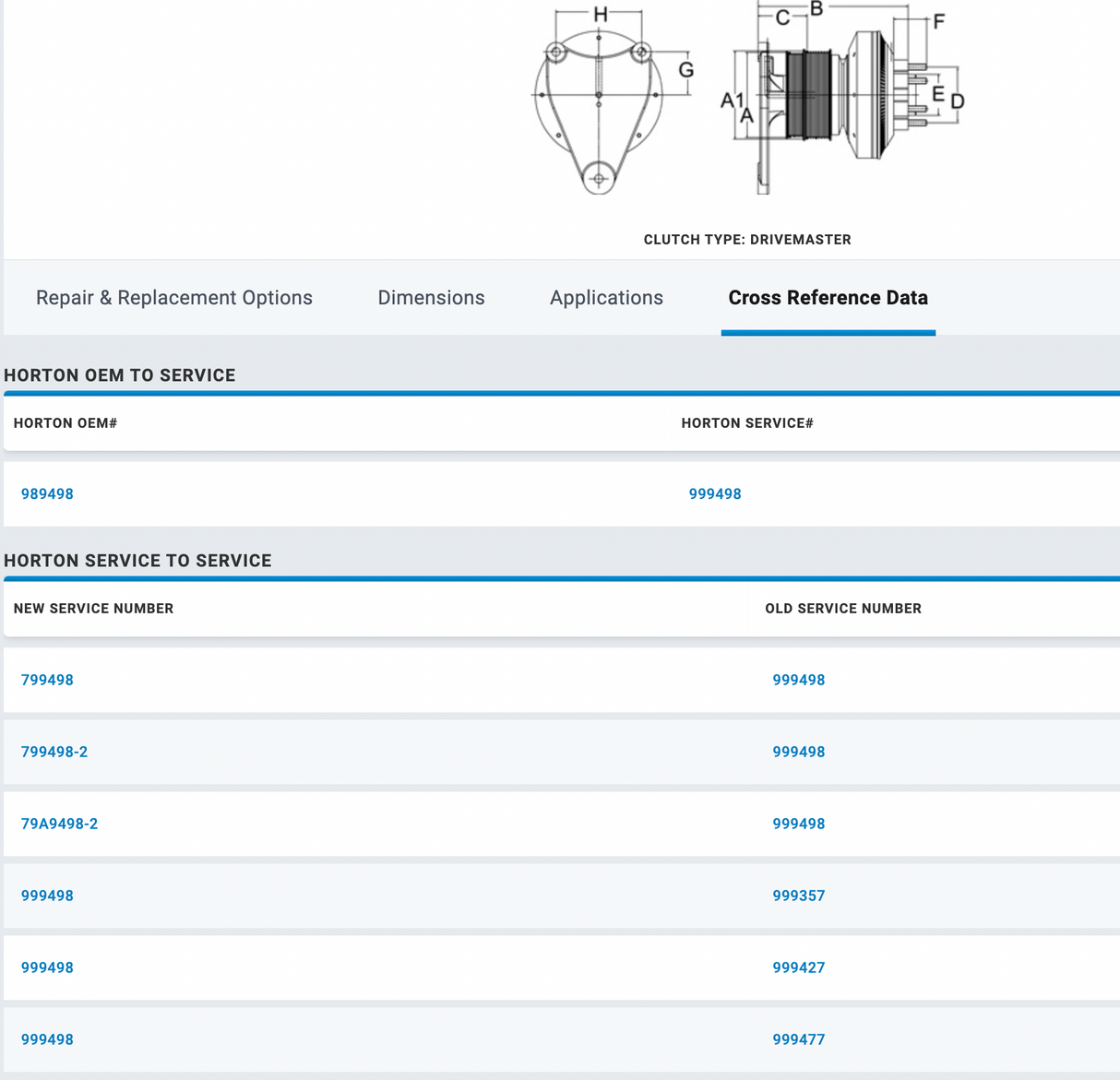 Horton Mack 999498 Fan Clutch For Sale