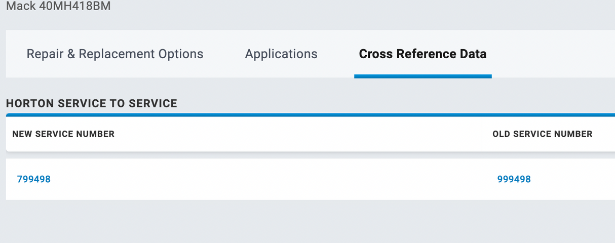 Horton Mack 799498 2 Fan Clutch For Sale