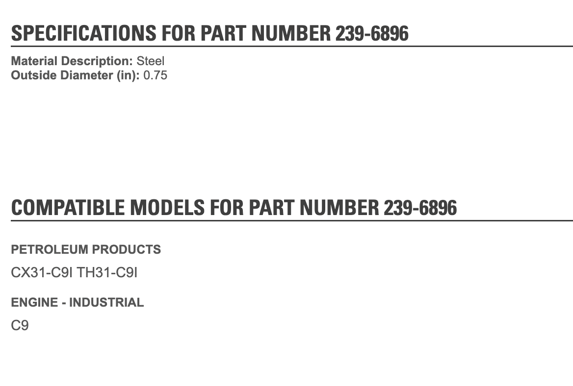 Caterpillar C7 Diesel Engine Water Coolant Flow Adapter W/Tube OEM T5011579 For Sale