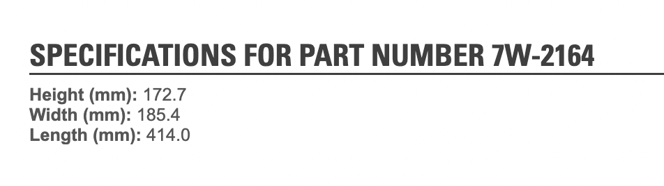 Caterpillar 3406B Engine Oil Cooler OEM 7W-2164 For Sale