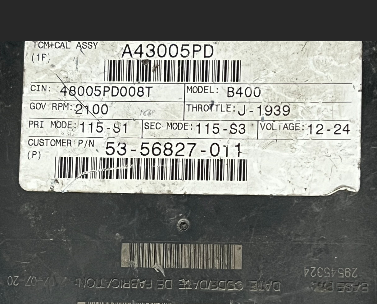 Allison B400 TCM Part # 29544775